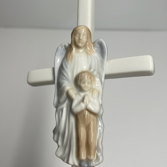 ROMAN CERAMIC CROSS “JESUS WITH CHILD “ - Picture 5 of 5